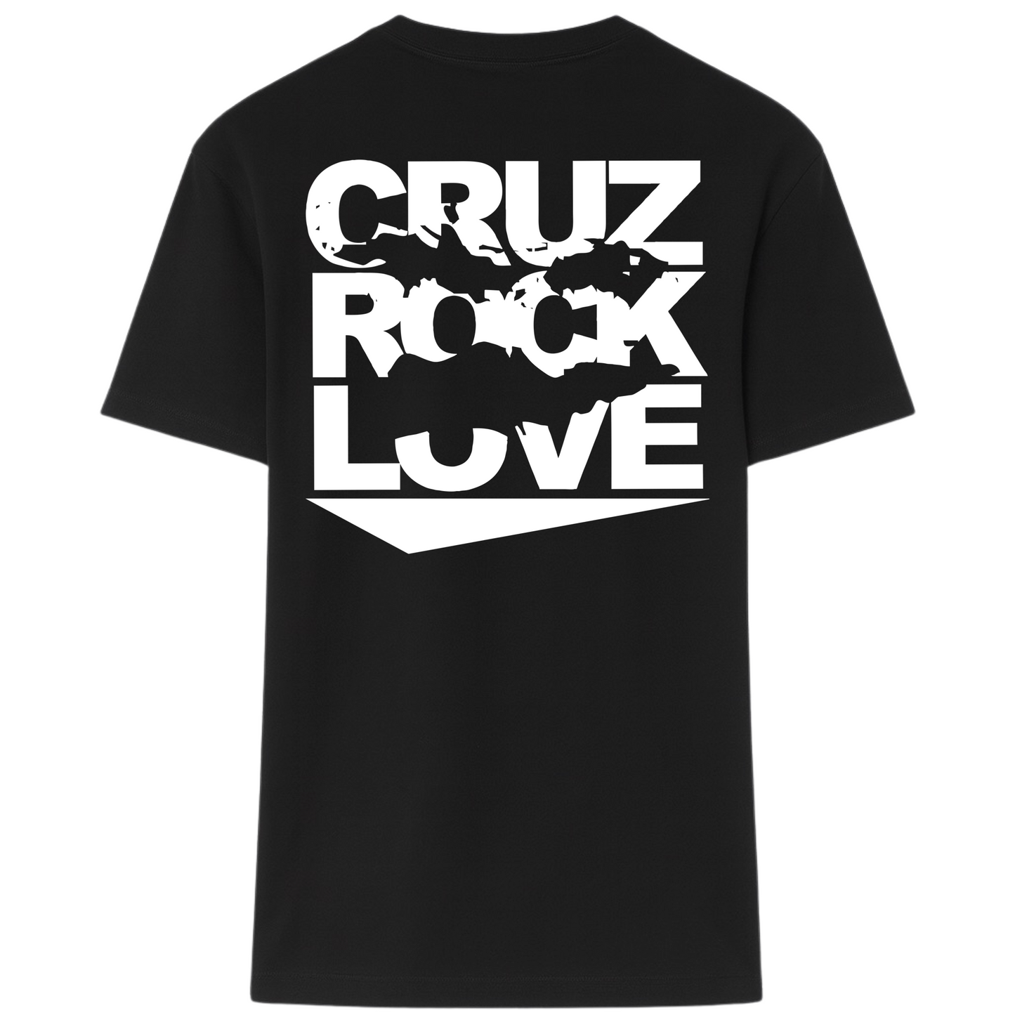 CRUZ ROCK LOVE "HOMAGE" - White on Black