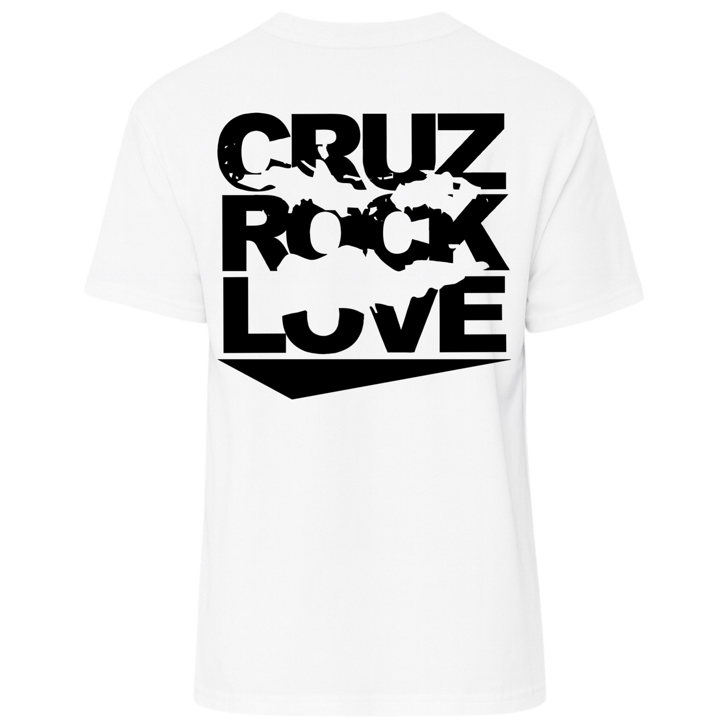 CRUZ ROCK LOVE "HOMAGE" - Black on White