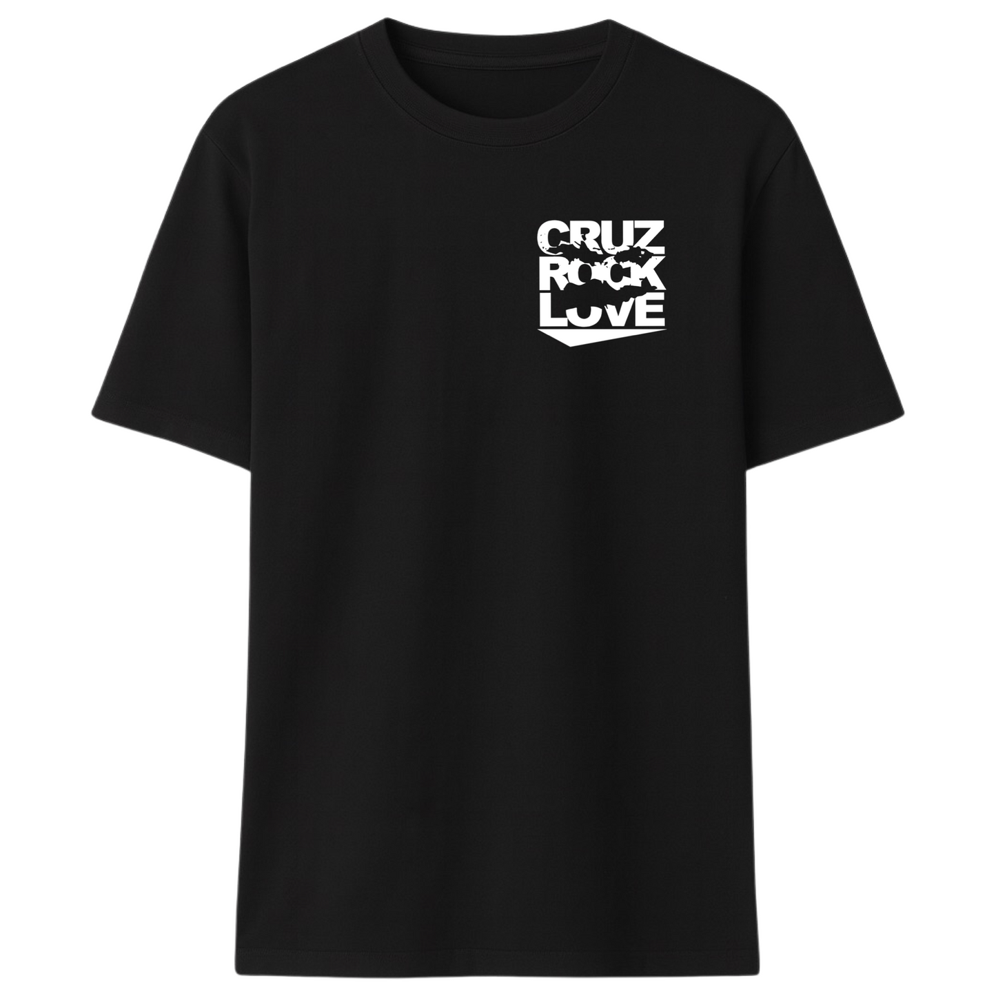 CRUZ ROCK LOVE "HOMAGE" - White on Black